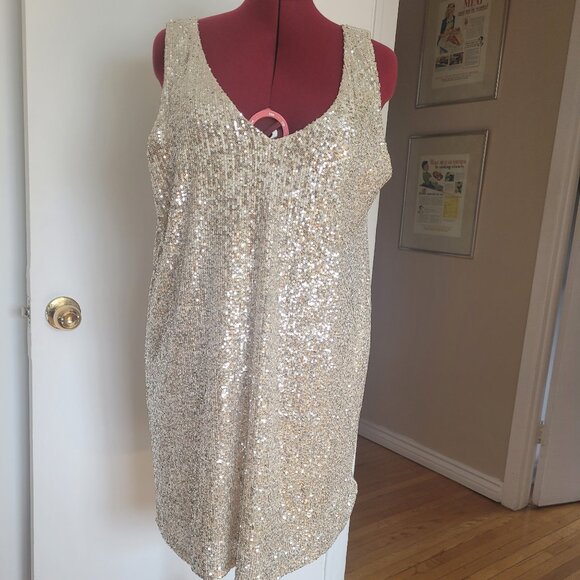 REITMANS Womens Sequined Dress size xl - Picture 1 of 3
